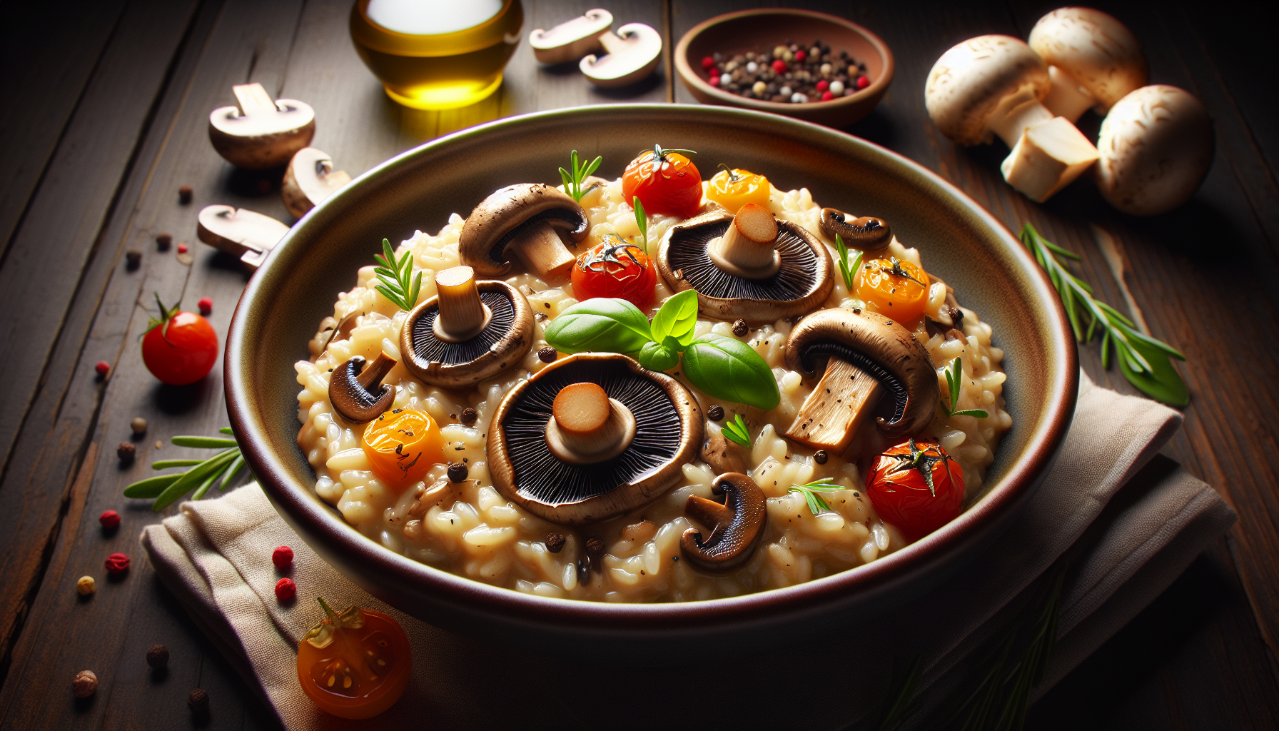 ricetta risotto ai funghi